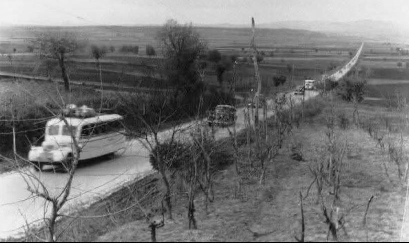 1940 lı yıllarda hiçbir yapının olmadığı MUDANYA YOLU