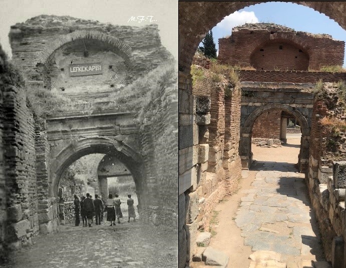 İznik Lefke Kapı 1936 ve 2025 görünümü